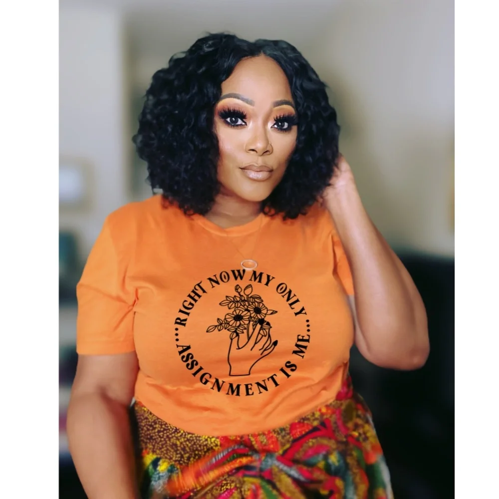 "Right Now My Only Assignment Is Me " Tee - Picture 1 of 5